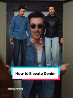 How to Elevate Denim. All looks from @Macy’s Shop link in my bio! #MacysPartner