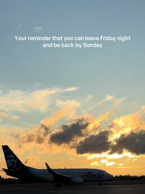 Weekends are for sidequests 🛫
