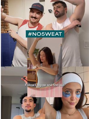5X the benefits against 5 types of sweat 😮‍💨  join the #No5weat crew today 💦🚫 #DegreeClinical5X  @leah.kateb @Joe Santagato @salt hank @Jared McCain @Hailey Sani 