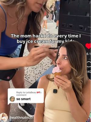 Replying to @LeilaBeau 🇨🇦 Finally explaining my VIRAL ice cream hack video with almost 10 million views!! 🤯🍦 Follow me for more easy parenting and food hacks ✔️