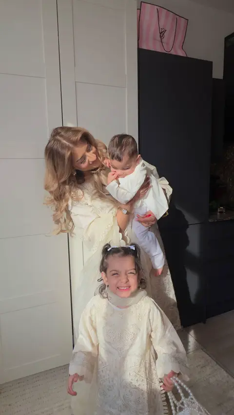 Eid Mubarak 🫶🏻 Nothing sweeter than celebrating with my babies 🤍✨ 
