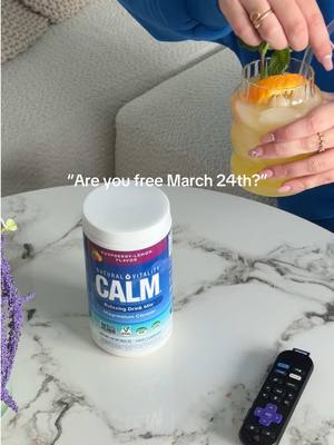 Everyone, stay CALM 💙 This is how you’ll find us on March 24.   #naturalvitality #calm #march24