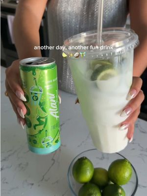 you'll never catch us with a boring drink! 😉🍋‍🟩 #alani #fundrink #lime #coconutlime 