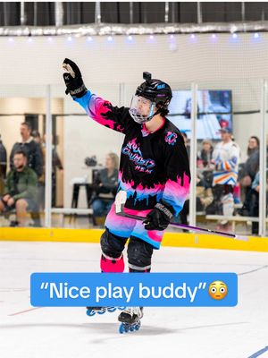 He chirped our rink…then this happened😳👋🏼 #hockey 