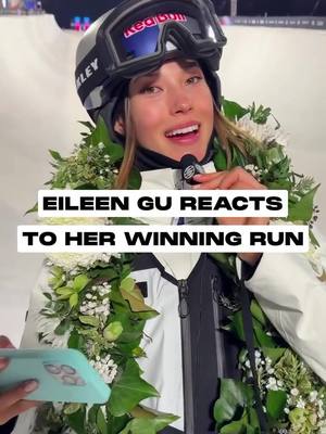 Officially the first-ever Snow League Freeski World Champion, @eileen_gu walks us through her winning run at Event Four. #TheSnowLeague #Halfpipe #Freeski #EileenGu