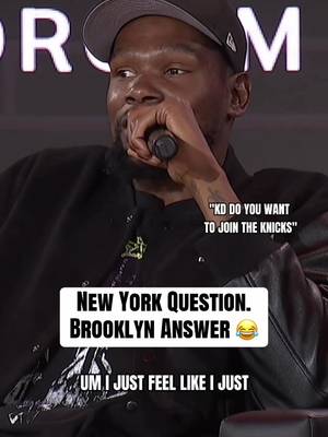 KD keeps it real.  Be there for more unfiltered moments - grab your tickets at link in bio 🎟️