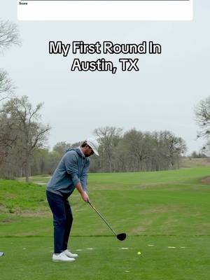My first round in Austin Texas @ lost pines #madjack #golf #9holes90seconds 