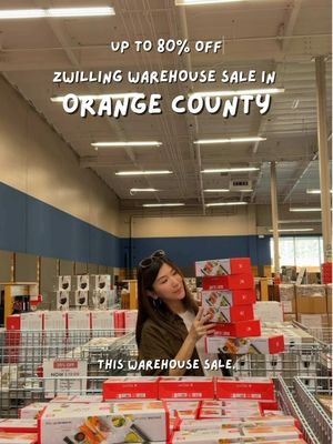 Don’t miss this @ZWILLING USA HUGE designer kitchenware sale  📍 79 Technology Dr, Irvine, CA 92618  (Alton Marketplace by Irvine Spectrum) 🗓 March 20–22 & March 27–29 ⏰ 10:00 AM – 7:00 PM Up to 80% off everything! This sale has it all, cookware, nail clippers, flatware, electrics, and exclusive items you can only find here. Plus, they also have the French luxury brand Staub available on-site!  You’ll also find Demeyere, Henckels, and Miyabi. You seriously won’t find prices like this anywhere else. Go check it out now! #warehousesale #sale #discount #zwilling #irvine