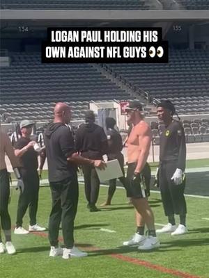 #loganpaul came to work 💪 #nfl 