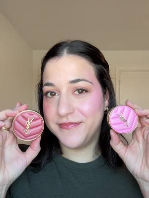 Stardust Pink or Honeymoon?  @YSL Beauty spoiled me with their new LoveStore collection with 3 of my favourite products (make me blush, Loveshine Lip oil gloss, and Loveshine lipstick) in two new shades, an icy pink and a warm terracotta. Swatching them on my fair olive skintone.  Which would you choose?  #yslbeauty #ysllovestore #yslloveshine #yslmakemeblush 