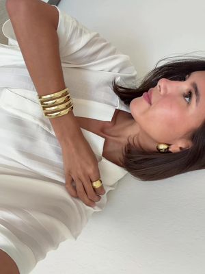 spring is here and I just want to wear gold jewelry, everything is from @Agatha Paris 