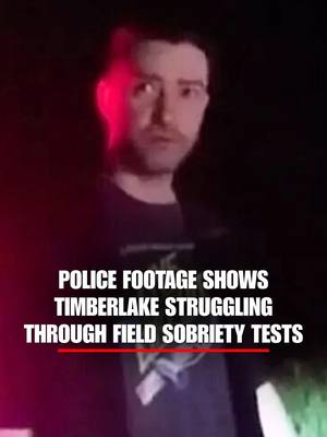 CELEBRITY MELTDOWN: Newly released body camera footage shows Justin Timberlake during a 2024 Hamptons traffic stop, where the pop star appears unsteady while attempting field sobriety tests: "These are like really hard tests."