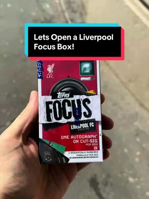 I opened the new #topps #liverpoolfc Focus box! This was quite the box! #sportscards #soccercards #fyp 