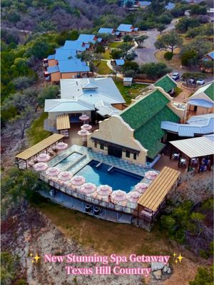 ✨ DREAMIEST NEW SPA & GETAWAY IN TEXAS✨ This might be one of the prettiest spas in Texas… perfect for a girls trip 💕 The new @Folklore Spa at @camplucyoncreek is absolutely beautiful, with each room featuring its own unique design and aesthetic. ✨ 💆🏻‍♀️ Massages + facials 🧖🏼‍♀️ Sauna with Hill Country views 🧘🏼‍♀️ Meditation room + sound therapy room 💧 Pool + hot tub ☕ Café with fresh bites + full coffee bar Make it a full getaway with the cozy Folly cottages. 🏡 And don’t skip Tillie’s… one of the most beautiful restaurants in America!🦙✨ #texashillcountry #spaday #girlyideas #drippingsprings #texascheck 