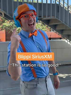 Caught vibing to my favorite tunes on the CoComelon & Friends channel, available on @siriusxm! #blippi #cocomelon #siriusxm #music 