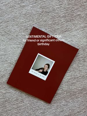 a sentimental, homemade birthday gift idea for you 🤍