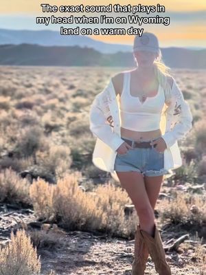 not a care 🫠☁️ #wyoming #western #cowboy #west #america 