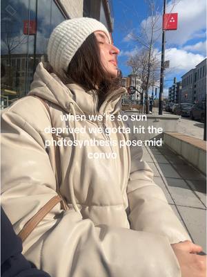 when the sun finally starts feeling warm instead of cold  #sun #weather #canada #deprived 