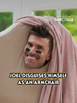 Today I learnt that you can in fact disguise yourself as an armchair 🤯 @joeldommett #CelebritySabotage