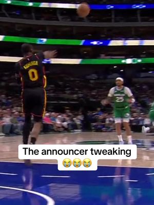Announcer couldn’t believe it 😭😭😭 #kuminga #hawks #giftok 
