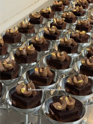 Wedding cake canapes 🎂🍸✨  We serve in coupes, not in slices here!  #weddingcake #cakedesign #cakevideo #fypシ゚ #canape 