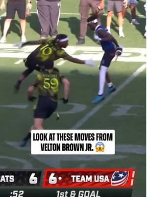 #veltonbrownjr is different 🔥 #nfl #usafootball 