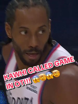 Kawhi calls game in Dallas!! 😱 #kawhileonard #NBA #clippers #basketball #basketballtiktok 