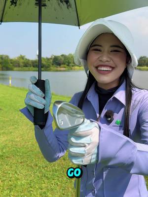 Can caddy Kat help me make a birdie on the par 5, 8th hole at Subhapruek GC, Bangkok, Thailand 🇹🇭  #golfcaddy #golftiktok #golf #stackandtilt #golfthailand 