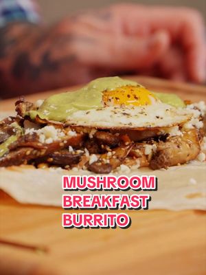 GOOD MUSHROOM MORNING TO YOU LEMME MAKE YOU A PERFECT SIZED BREAKFAST BURRITO TO PUT IN YOUR LIL BRIEFCASE SO YOU CAN TAKE IT OUT ON THE RIDE TO WORK AND SLAM IT IN ONE DELIGHTFUL BITE AND GET YOUR WORK DONE AND YOUR BOSS WILL LOVE YOU AND IF YOURE YOUR OWN BOSS YOU WILL LOVE YOU AND I LOVE YOU AND I LOVE @Mushroom Council AND I HOPE EVERYONE HAS A BEAUTIFUL DAY!  #itsnotmagicitsmushrooms #mushroompartner 