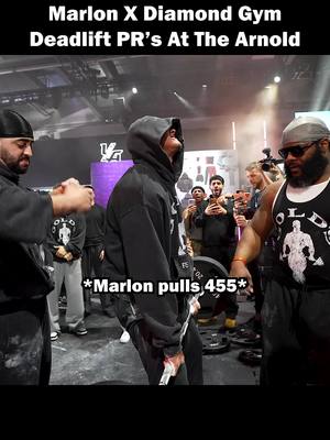 Marlon trains with Diamond Gym at the Arnold #gym #motivation 