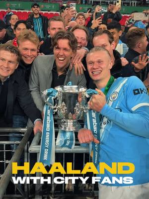 @Erling Haaland x @Manchester City fans = chaos 😂🤪 #erling #erlinghaaland #haaland #mancity #manchestercity 