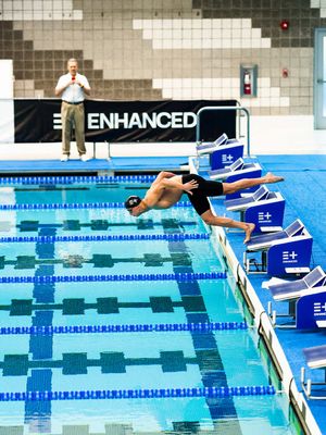 Will Kristian Gkolomeev do it again?  Relive the most recent world record 50 freestyle from February 2025, then witness the future of human performance as the Enhanced athletes shatter more world records at the Enhanced Games in Las Vegas.  Watch live to see if Kristian can surpass the new time set by Cameron McEvoy. 