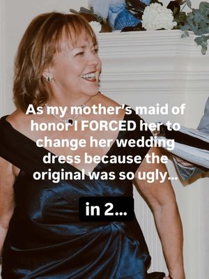 She’s so stubborn and I’m always right 😜  #wedding #mother 