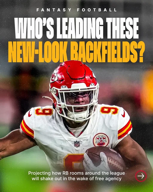 Who’s leading these backfields in 2026? #nfl #fantasyfootball 