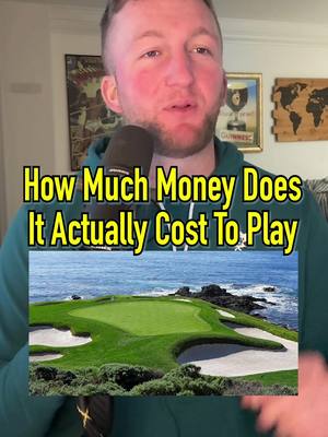 How Much Does It Cost To Play Pebble!?! #golf #fyp #golfer #pga @Will Irwin 