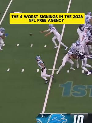 THE 4 WORST SIGNINGS IN THE 2026 NFL FREE AGENCY  #nfl #nflfreeagency #nfloffseason #fyp #viral 