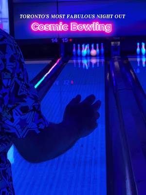 Need plans for a fun night out with friends! 🎳 I forgot how FUN bowling could be until this night. I went Cosmic Bowling  @Playtime Bowl and with the music, and dancing in between turns. 🎳Playtime Bowl & Entertainment 📍33 Samer Road, Toronto ON 🌟Cosmic Bowling is available all weekend starting Friday evening at 6pm. This is easily one of the most fun things to do in Toronto for a casual hang with friends. date night, or that "we need to do something different tonight" moment. #cosmicbowling #bowlingalley #glowinthedark #nightoutwithfriends #thingstodointoronto 