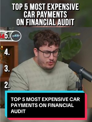 TOP 5 MOST EXPENSIVE CAR PAYMENTS ON FINANCIAL AUDIT