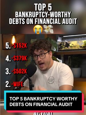 TOP 5 BANKRUPTCY WORTHY DEBTS ON FINANCIAL AUDIT