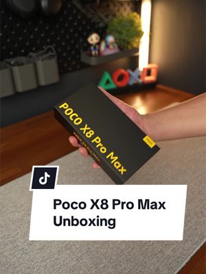 Minimal look 👀 Maximum performance 🤩  #Unboxing #POCOX8ProMax #Xiaomi 
