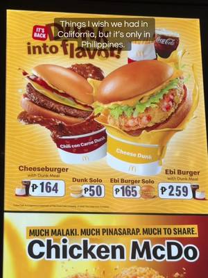 Things Philippines McDonalds has that US doesn’t.  #filipinofood #philippines #foodreview #burgers #foodiesoftiktok 