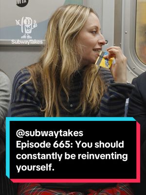 Episode 665: You should constantly be reinventing yourself. Feat @rachelcoster_ and @nuuly   #subwaytakes #interview #nyc #nuulypartner #nuuly 