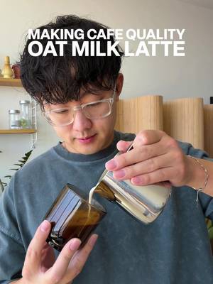 if you want to make café quality oat lattes at home, choosing the right oat milk is super important! I've been using Califia Farms Oat Barista Blend, and it's given me super silky lattte 😋 @Califia Farms #califiapartner #latte #coffee 