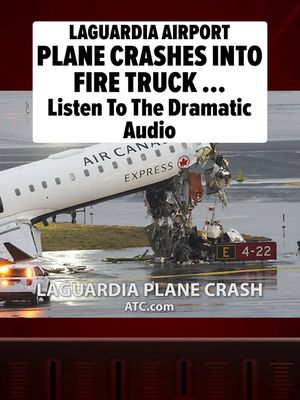 💔 LiveATC audio captured the moments leading up to the moments when a plane and a fire truck collided on the runway The full story at the link in bio.  🎥: ATC.com