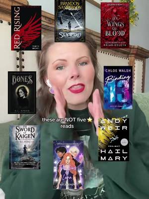 NOT 5 ⭐️ READS!!!!!!!  #bookreconmendations #bookrecs #fantasy #scifi #BookTok 
