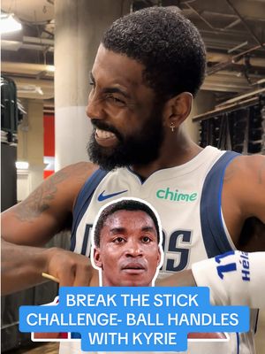 The Ankletaker ranks himself amongst elite ball handlers 🖐️ #dallasmavericks #kyrieirving #NBA 