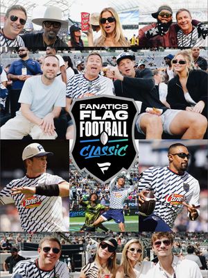 @Fanatics Flag Football Classic: Fueled by Cane’s 🏈 @Tom Brady  @gronk  @IShowSpeed  Jamie Foxx  Emma Roberts  @Saquon  @Logan Paul  @Odell Beckham Jr.  Jayden Daniels  @DRUSKI  Kyle Juszczyk  @Lil Baby  @Brooks Nader  Casey Affleck @Michael Rubin  @OBB  Damson Idris @Keegan-Michael Key  @Camille Kostek  @Kristin Juszczyk  Larry Fitzgerald  Drew Brees @olivia ponton  @heybigmike  Corey Gamble @vasjmorgan 