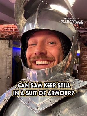 The real mission was getting @samthompsonuk to stay still for 2 minutes 🤣 Watch episode 1 of Celebrity Sabotage now on ITVX