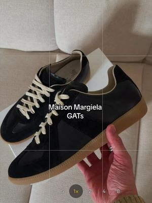 Levelled up 😮‍💨 just picked up the Maison Margiela Gats in black #fashion #maisonmargiela #margiela #gats #margielagats    
