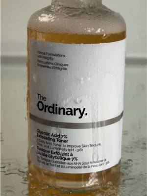 everyone’s fav exfoliator to smooth and brighten 💛✨  #theordinary #onlytheordinary #glycolicacid #exfoliating #theordinarystore 